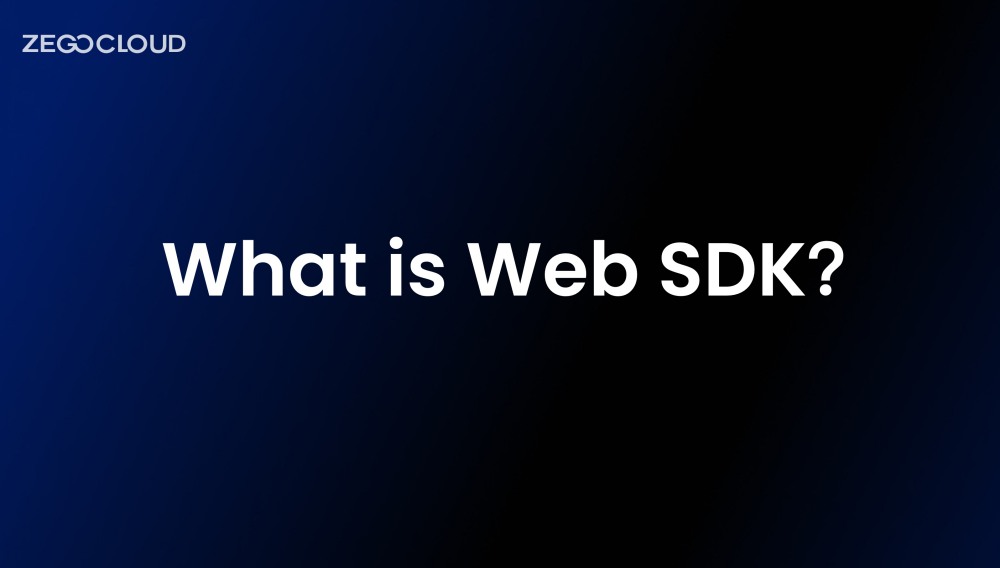 What is Web SDK?