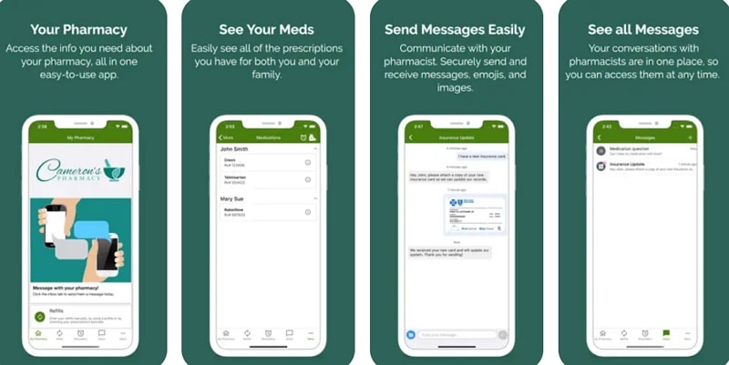 healthcare mobile app - pocketrx