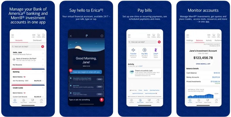 best online banking apps - bank of america