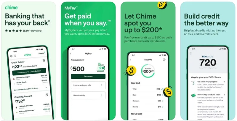 best banking app - chime