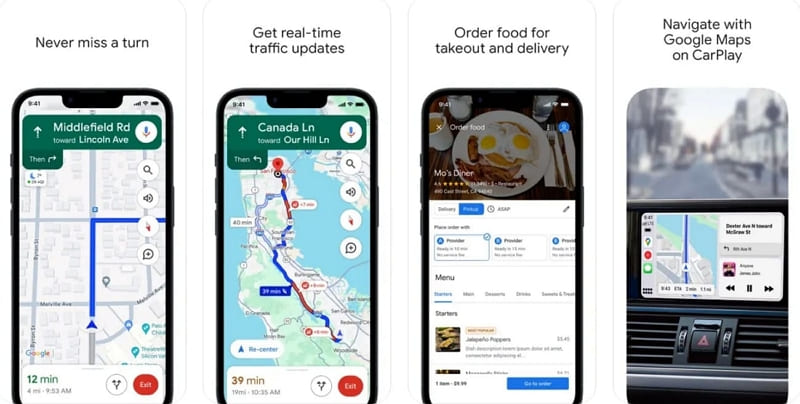 augmented reality app - google maps