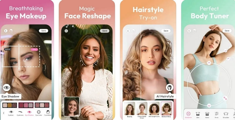 ar app - youcam makeup