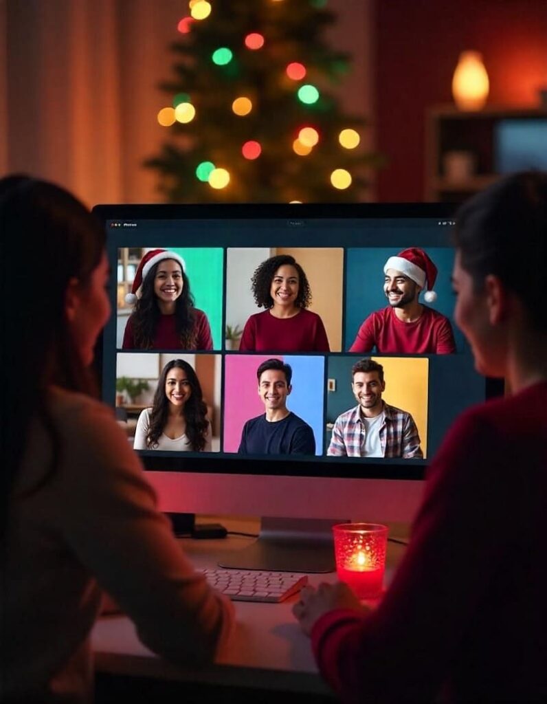 virtual office christmas party ideas - blizzard