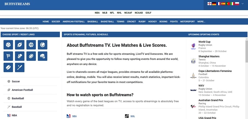 cricket live streaming app - buffstreams