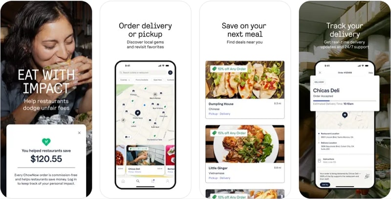 other apps like doordash - chownow