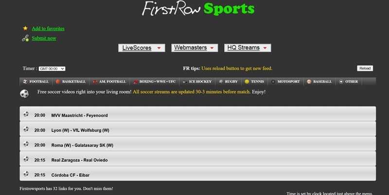 live cricket streaming website free - firstrow sports