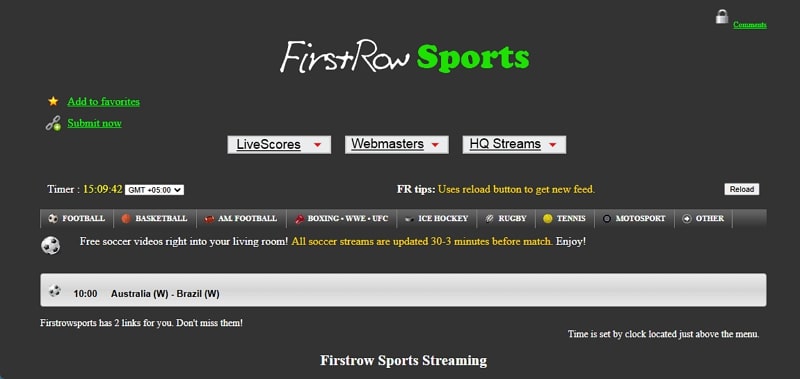 sportsurge net live streaming alternative - firstrowsports