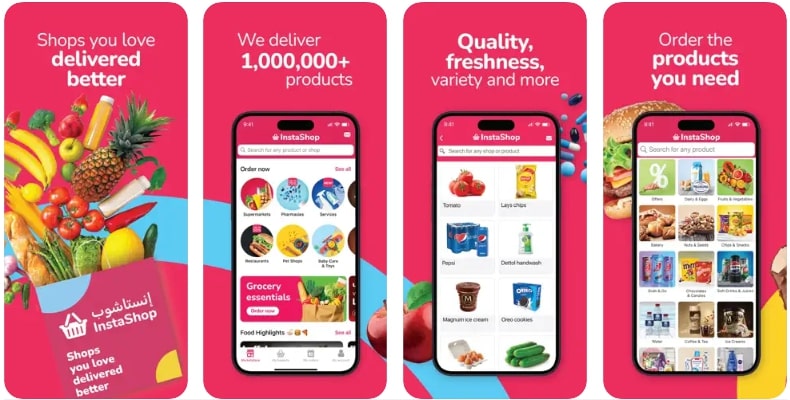 grocery store delivery app -instashop