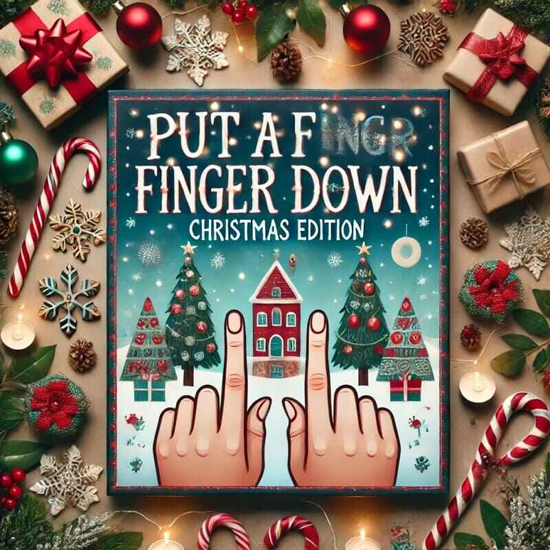 christmas online games free for adults -  put a finger down christmas edition