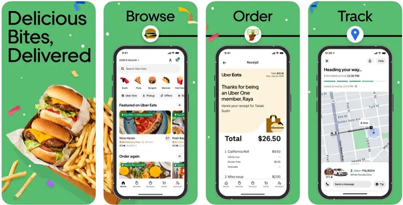 apps like doordash - uber eats 