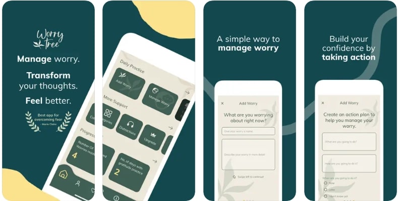  top mental wellness apps 2024 - worry tree