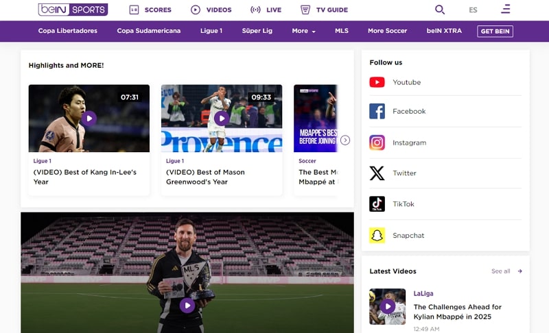 dazn competitor -bein sports