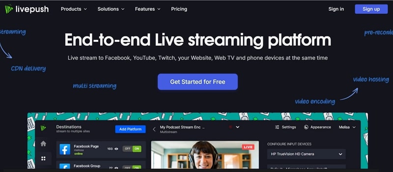 streamyard alternative - livepush