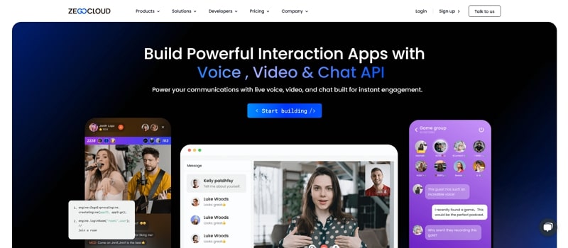 zegocloud for facetime video call