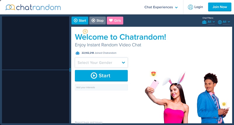 sites like cammatch - chatrandom