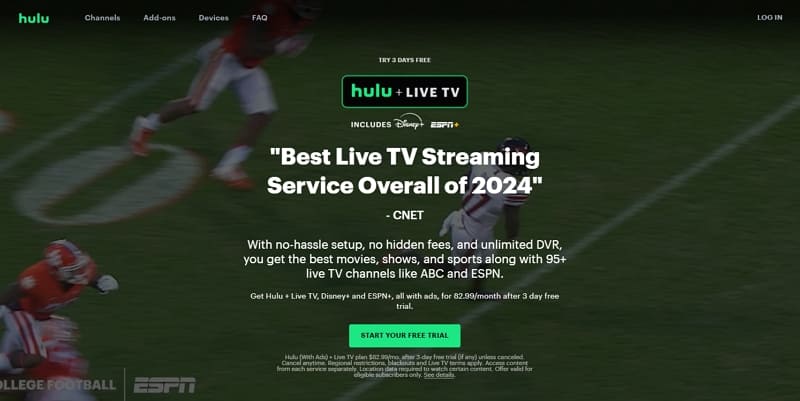 sites like streameast - hulu live