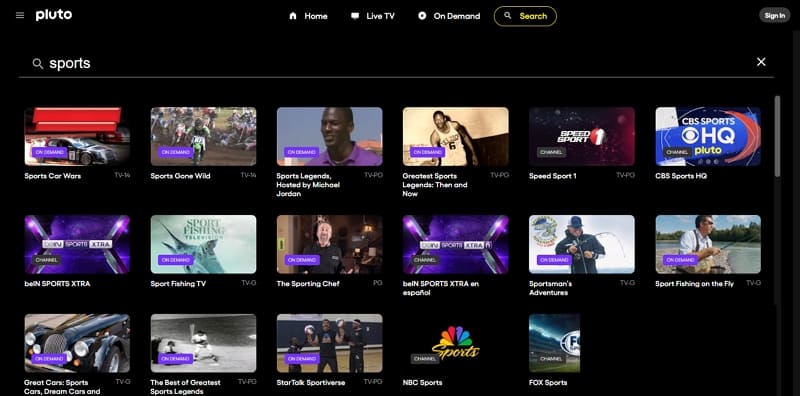 streameast.to competitor - pluto tv