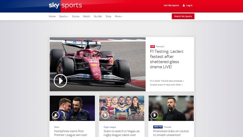 streameast alternatives - sky sports