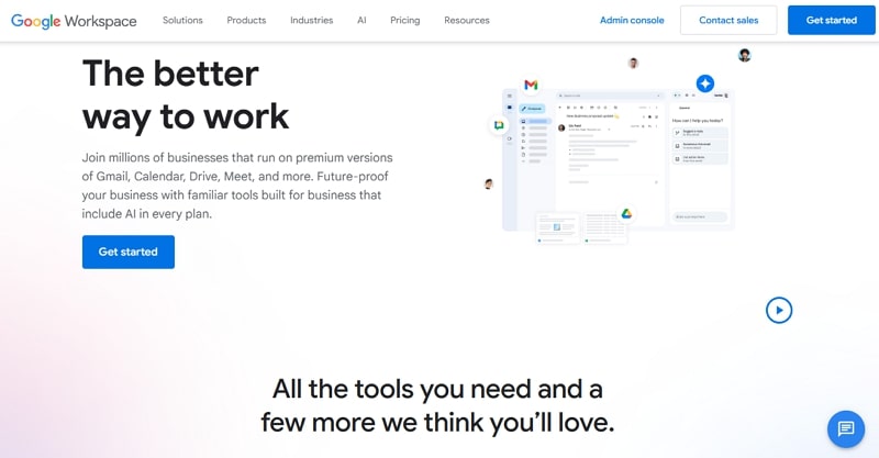 web portal - google workspace