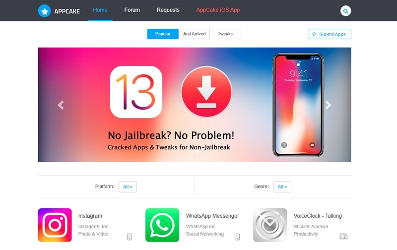 alternative app store - appcake