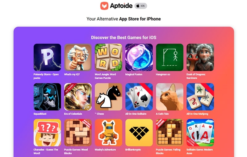 alternative app store - aptoide