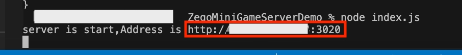 Get the server demo address