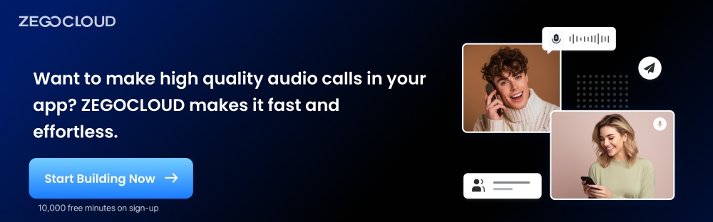 make audio call with zegocloud
