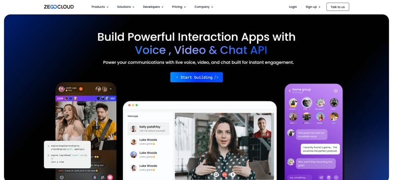 zegocloud sdk for app development