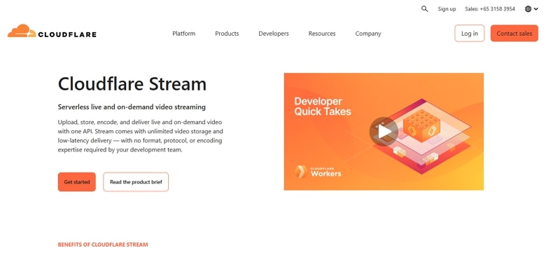 cdn for live streaming - cloudfare stream
