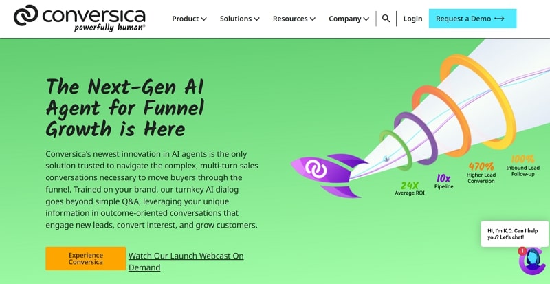 ai agents for sales - conversica
