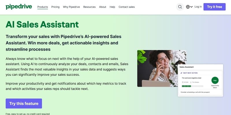 ai sales agent - pipedrive