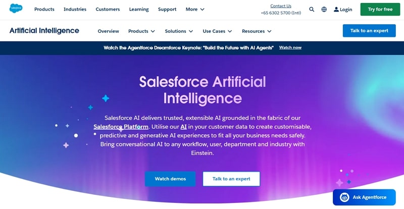 ai in sales - salesforce einstein