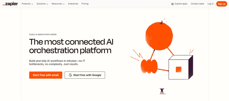 ai for digital marketing - zapier
