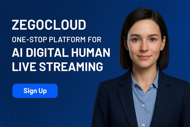zegocloud ai digital human live streaming