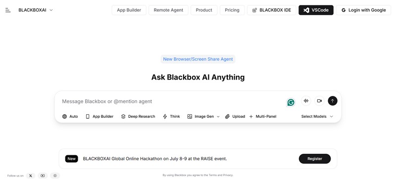 ai coding assistant - blackbox ai