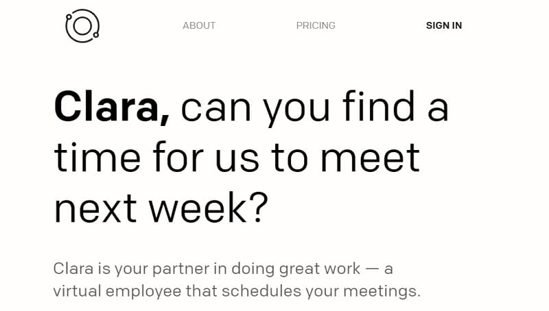 ai personal assistant - clara