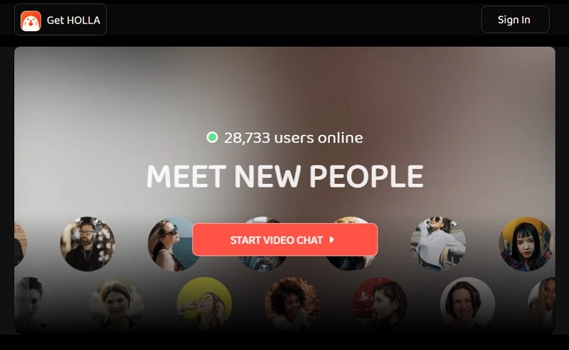 chatroulette alternative - holla