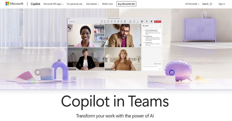 best ai meeting note taker - microsoft teams