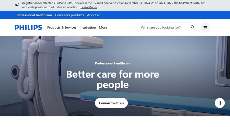 medical software companies - philips
