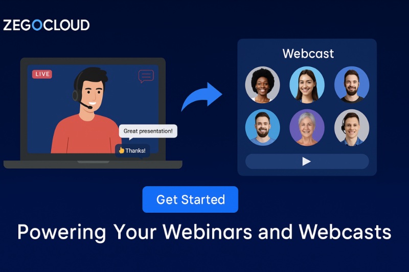 zegocloud for webinar and webcast