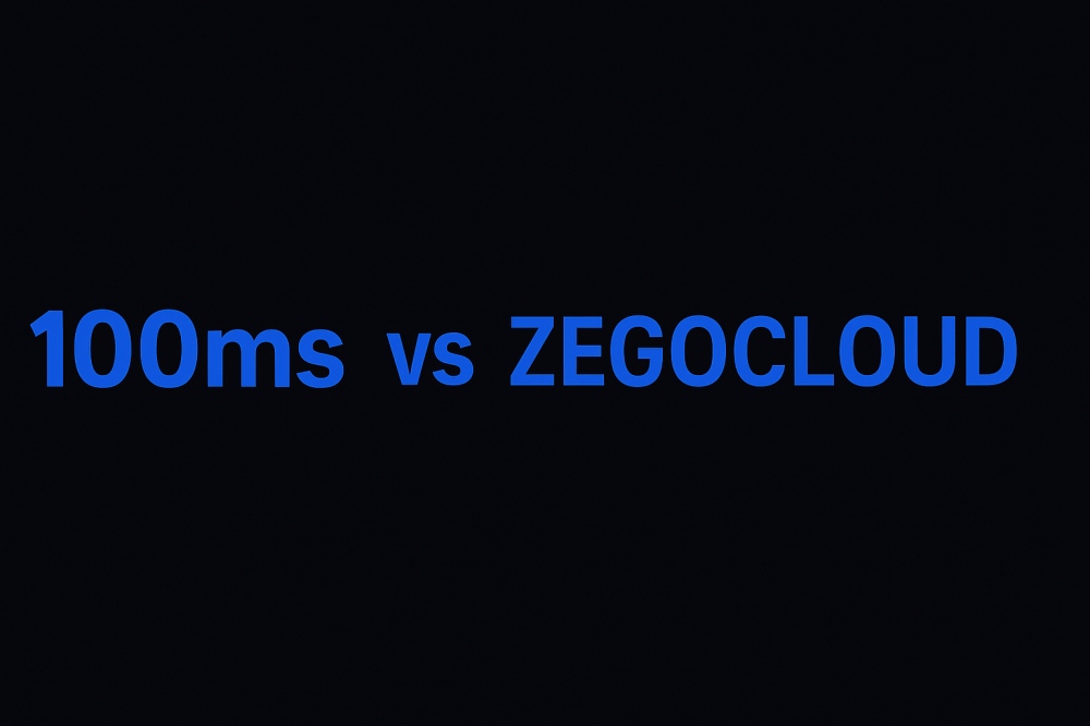 100ms vs ZEGOCLOUD: Which One to Choose?
