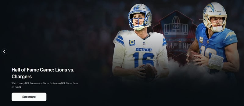 streameast.com competitor - dazn