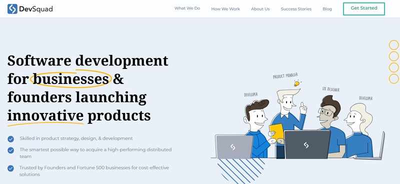 saas application development - devsquad