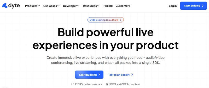cometchat alternatives - dyte