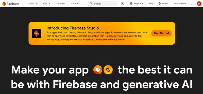 website like getstream - firebase