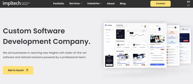 saas development company - impltech