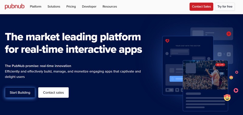 best cometchat alternatives - pubnub