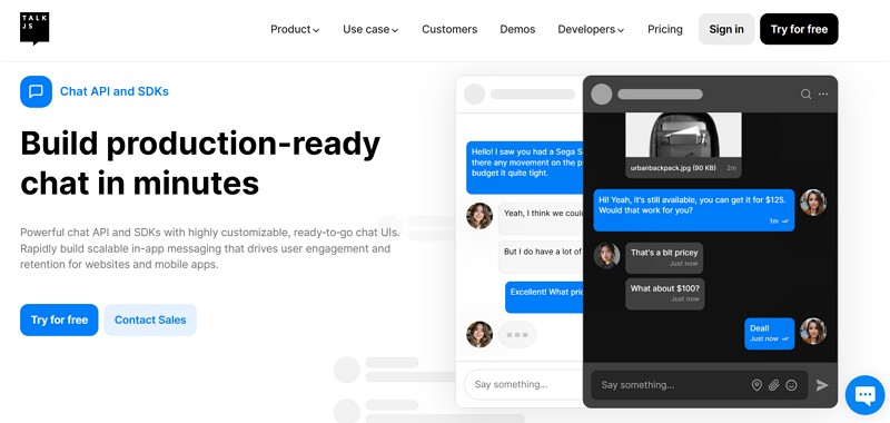 cometchat competitors - talkjs