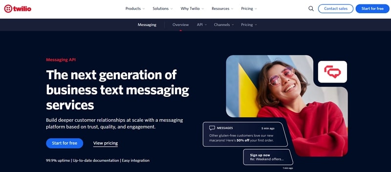 twilio messages api
