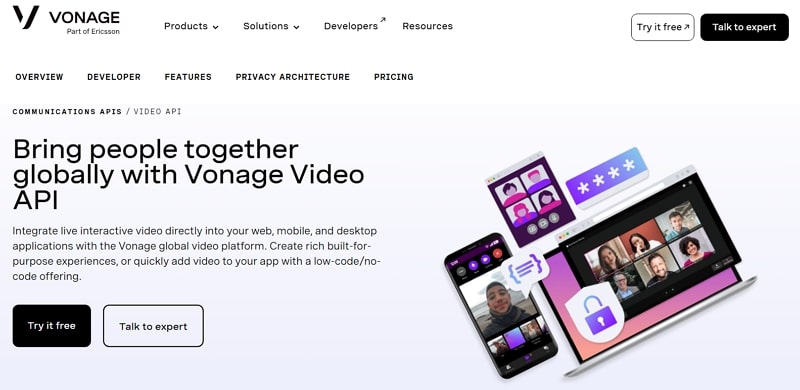 vonage video api